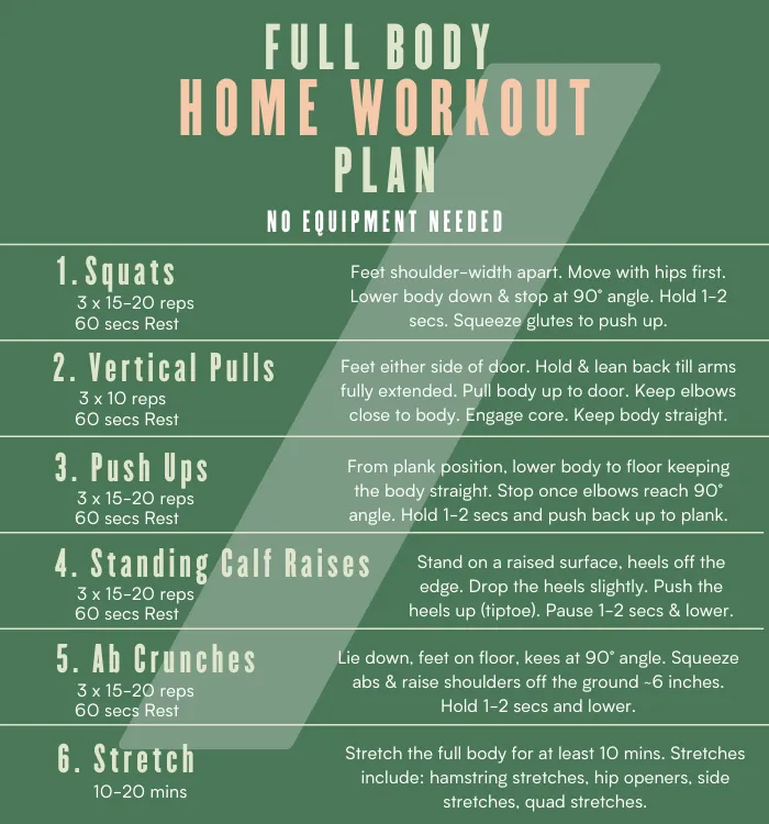 Beginner Workout Routine at Home